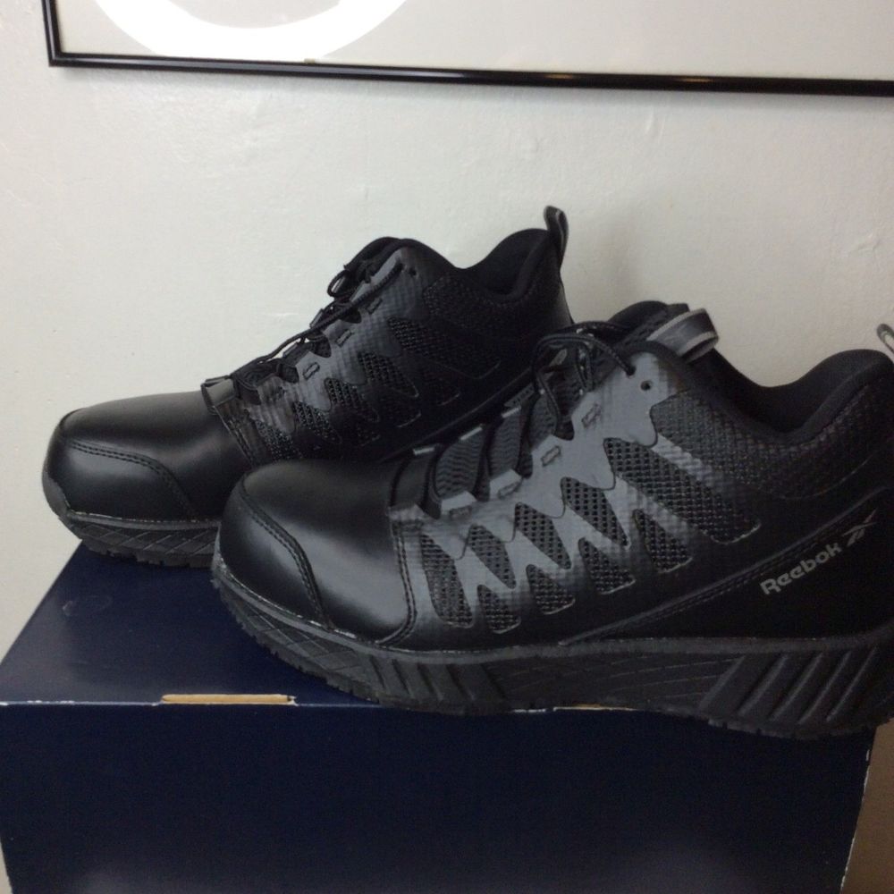 Reebok Floatride Composite Toe Energy Tactical Mid-Cut Boot Black Size 9M
